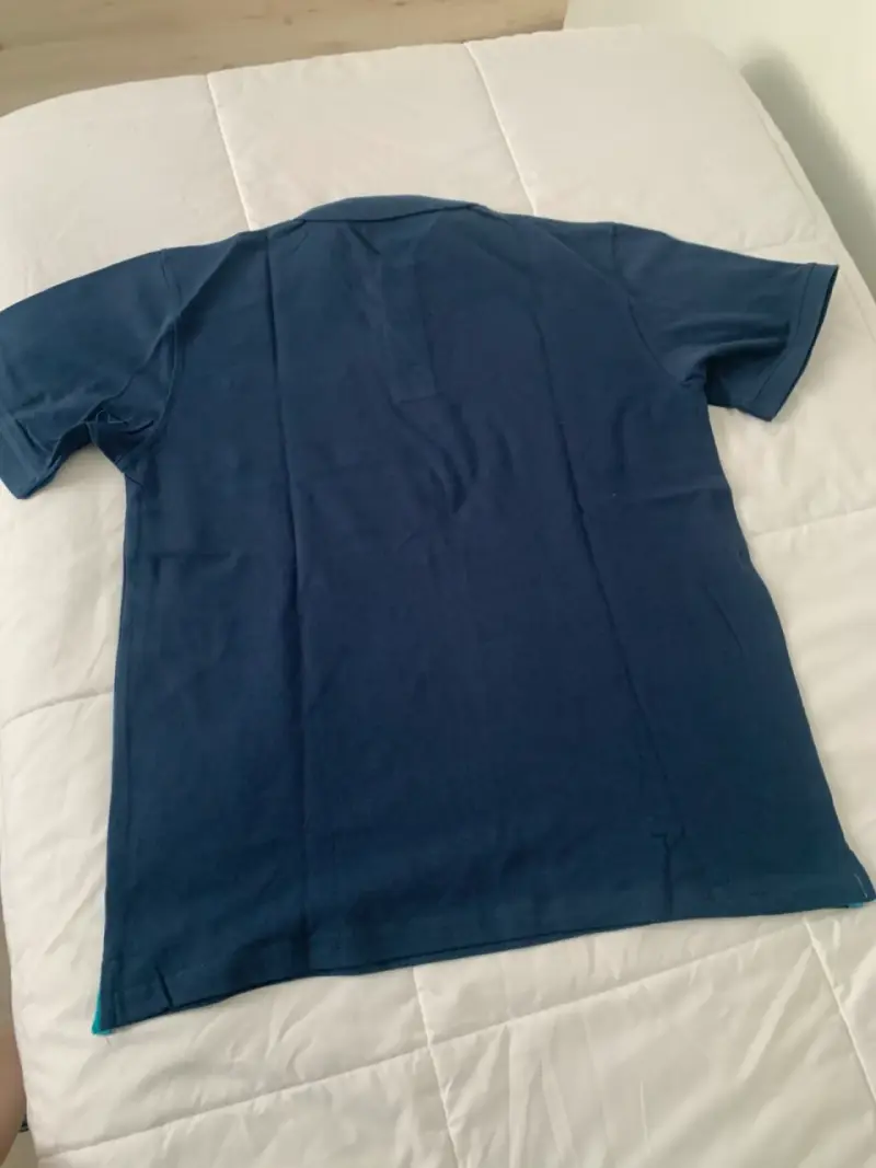 Polera polo azul marino talla L - 3