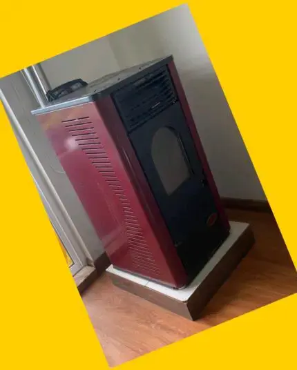 Estufa de pellet roja - 5