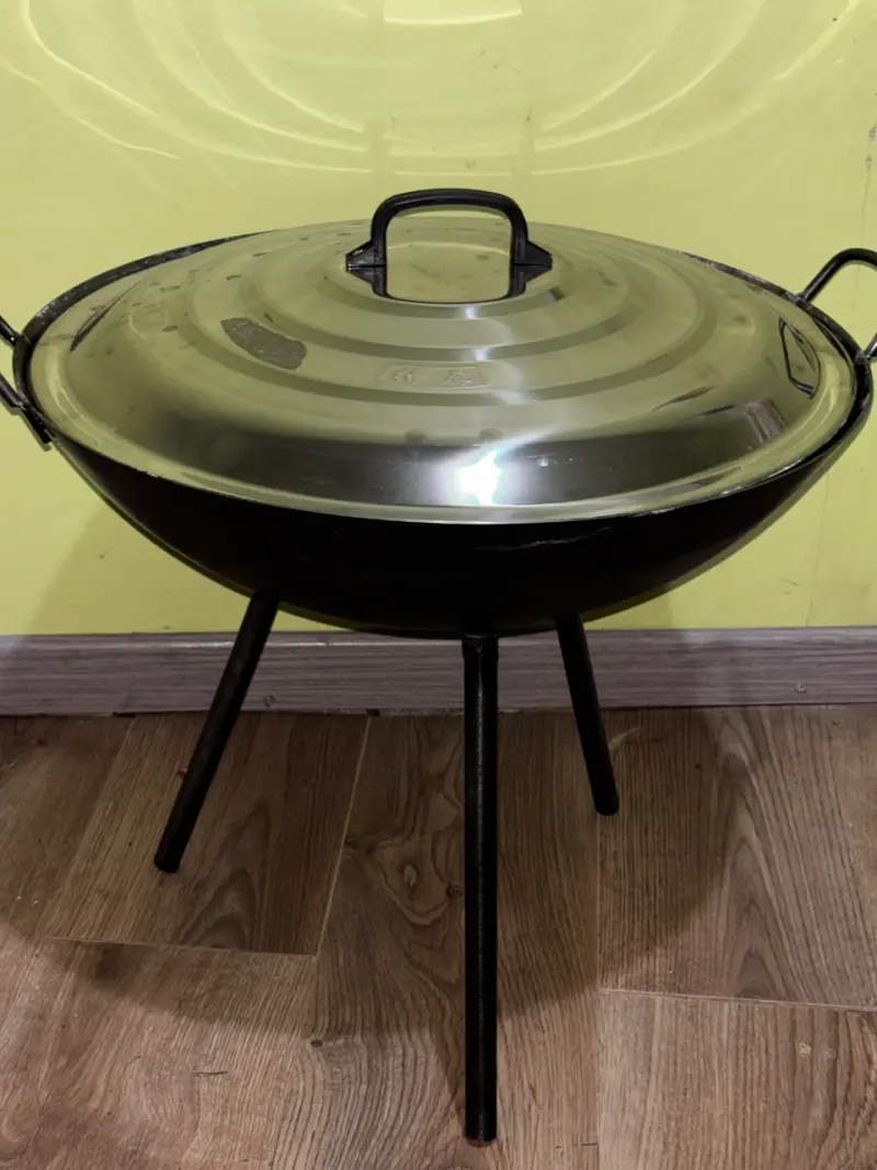 Disco para asados con tapa