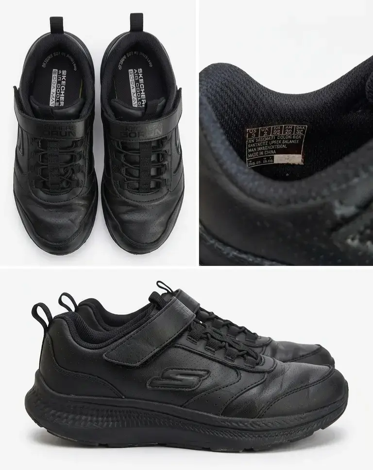 Zapatillas negras 30- Skechers GoRun - 1