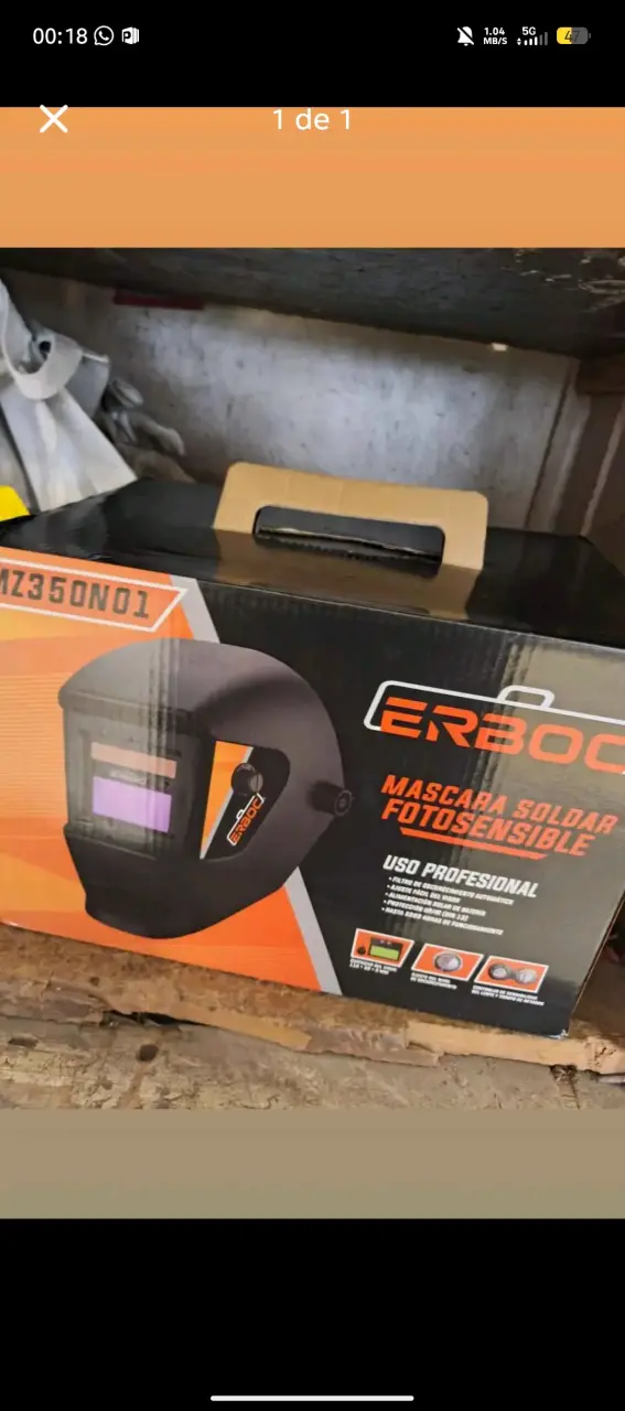 Máscara solar fotosensible ERBOS