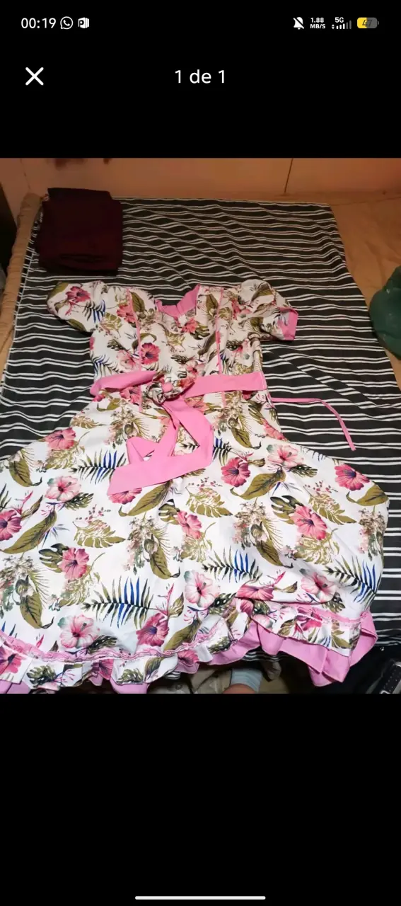 Vestido floral mujer