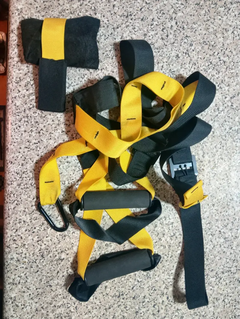 Cintas de suspensión TRX amarillas