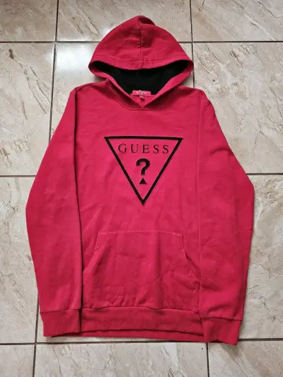 Polerón rojo con capucha Guess / M - miniatura 1