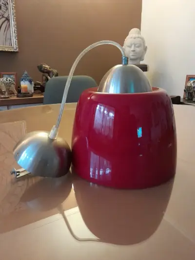 Lámpara colgante roja moderna - miniatura 2