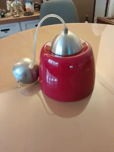 Lámpara colgante roja moderna - miniatura 5