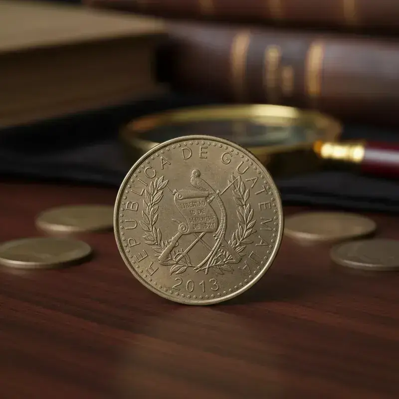 Moneda de colección Guatemala 2013 - 1