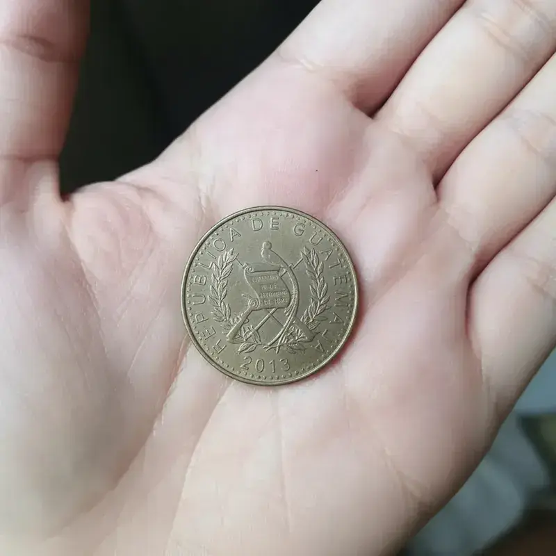 Moneda de colección Guatemala 2013 - 4