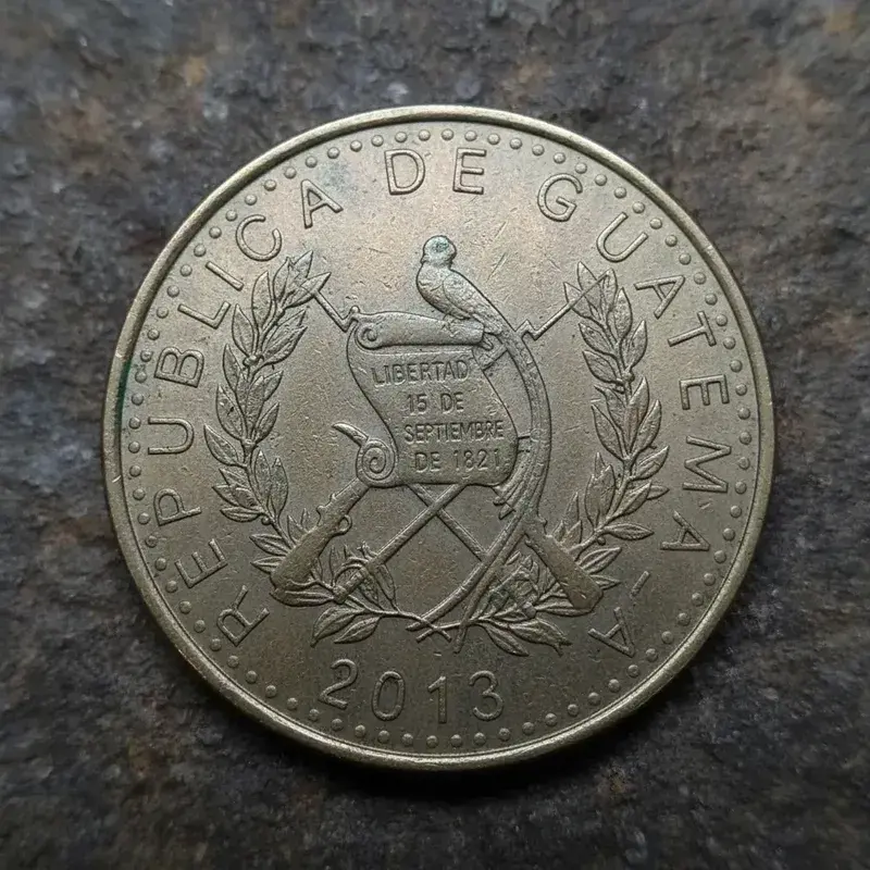 Moneda de colección Guatemala 2013 - 5