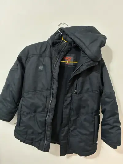 Chaqueta negra con capucha colloki talla 88 - miniatura 1