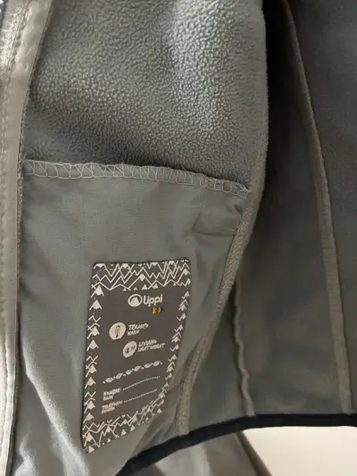 Chaqueta polar gris Uippi Kids - miniatura 2