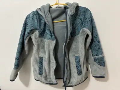 Chaqueta polar gris Uippi Kids - miniatura 3