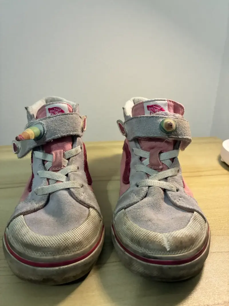 Zapatillas Vans rosas usadas - 1