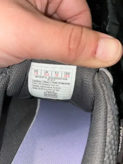 Zapatillas grises The North Face - miniatura 4