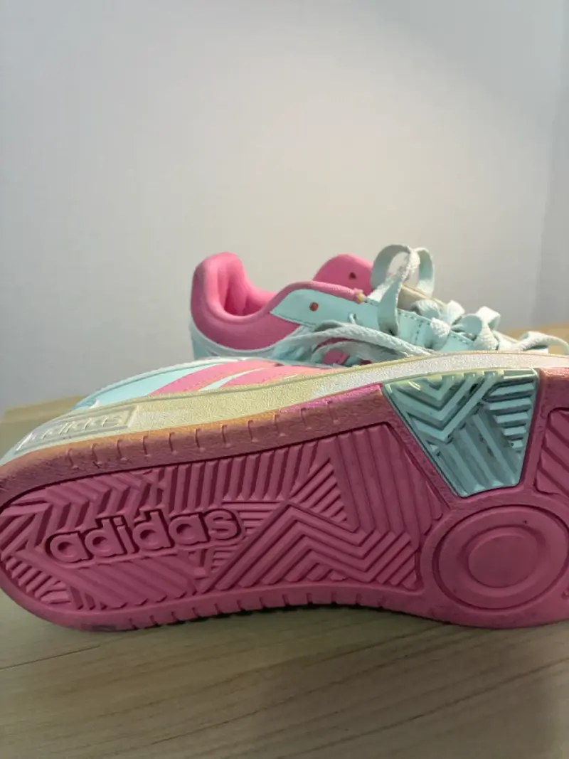 Zapatillas deportivas blanco y rosa - 2