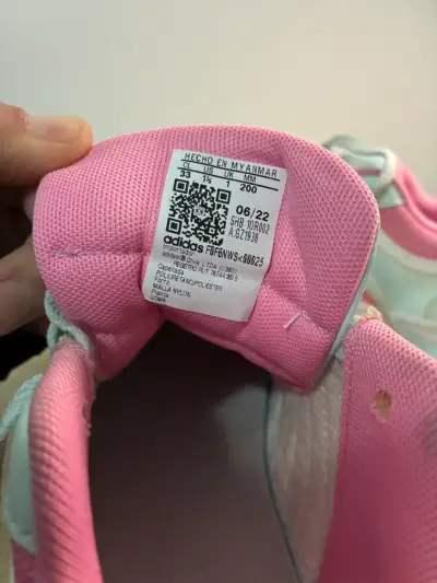 Zapatillas deportivas blanco y rosa - miniatura 3