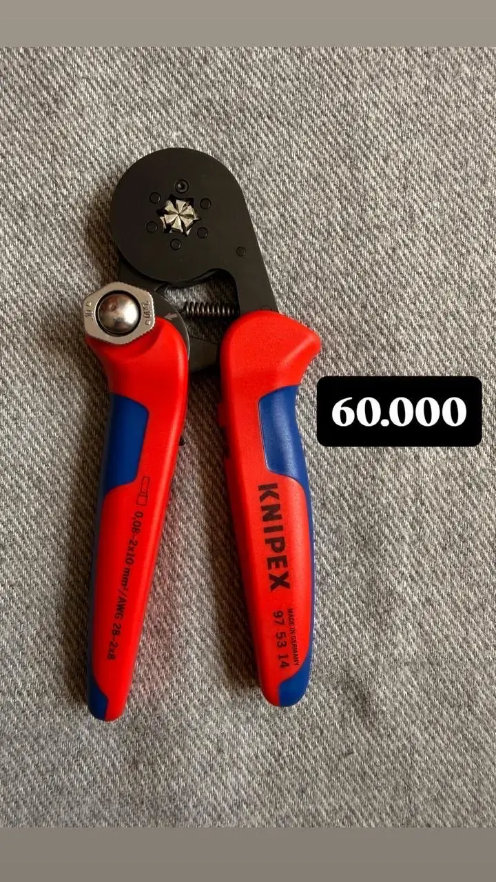 Alicate prensador Knipex rojo