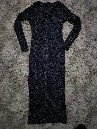 Vestidos largos ajustado al cuerpo talla L ala m - miniatura 1