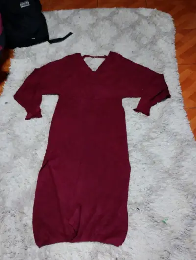 Vestidos largos ajustado al cuerpo talla L ala m - miniatura 3