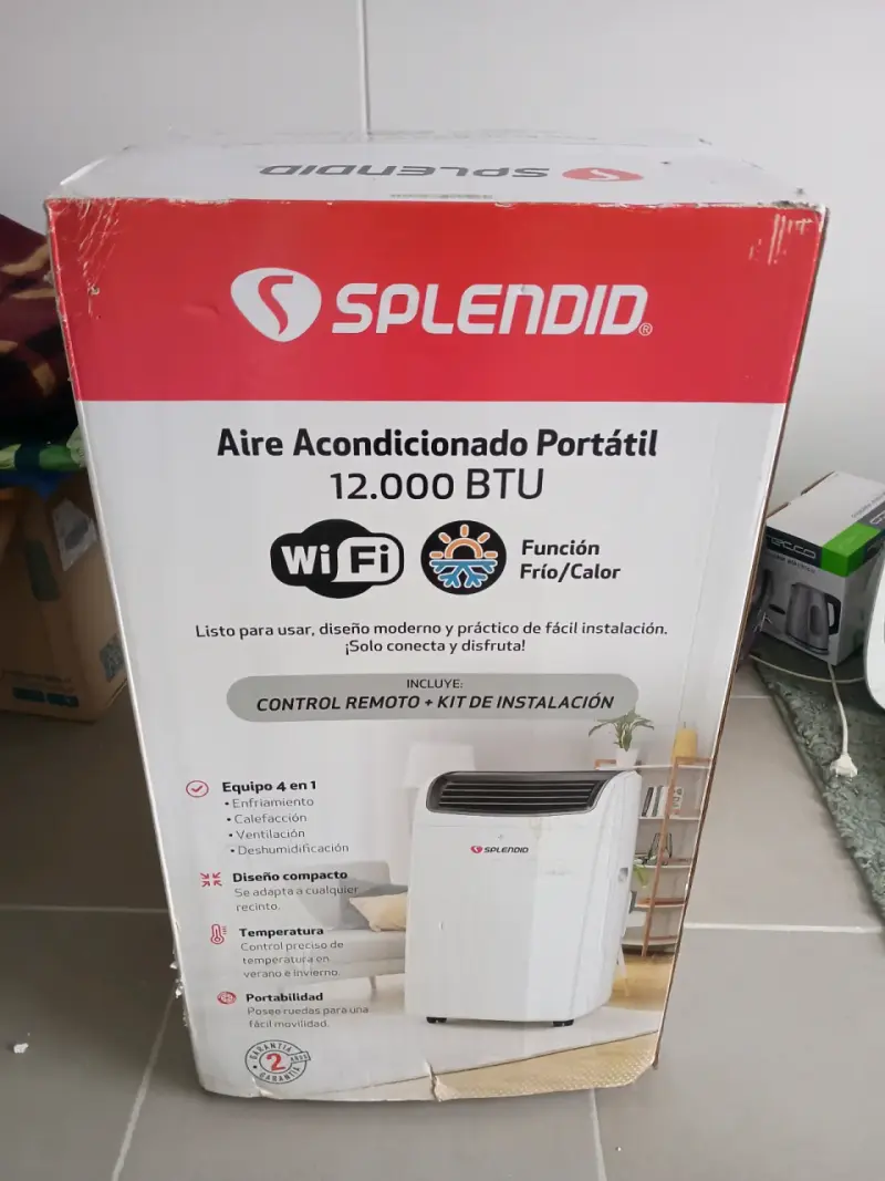 Aire acondicionado portátil Splendid 12000btu wifi - 5