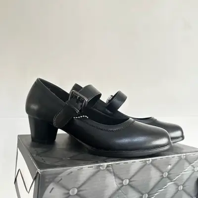 Zapatos negro con hebilla - miniatura 3