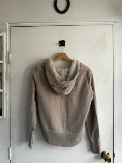 Polerón H&M beige con capucha - miniatura 5