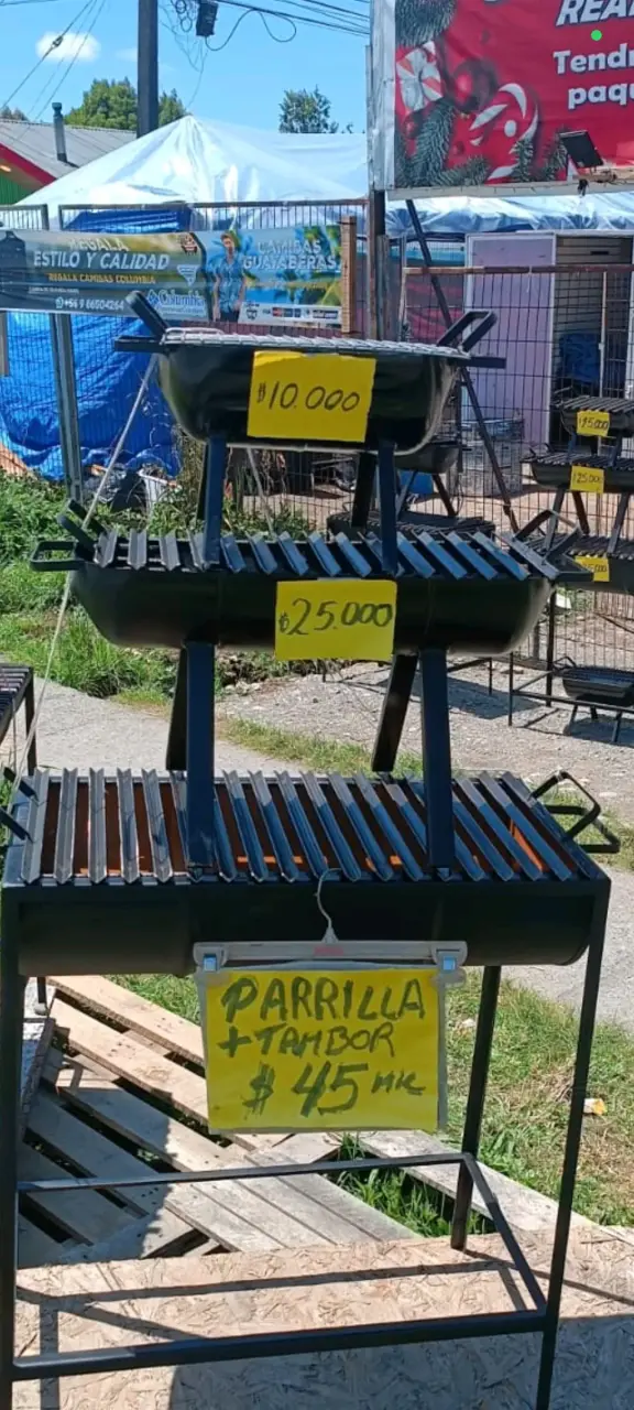 Parrilla de fierro para asados - 3