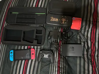 Consola Nintendo Switch con accesorios - miniatura 1