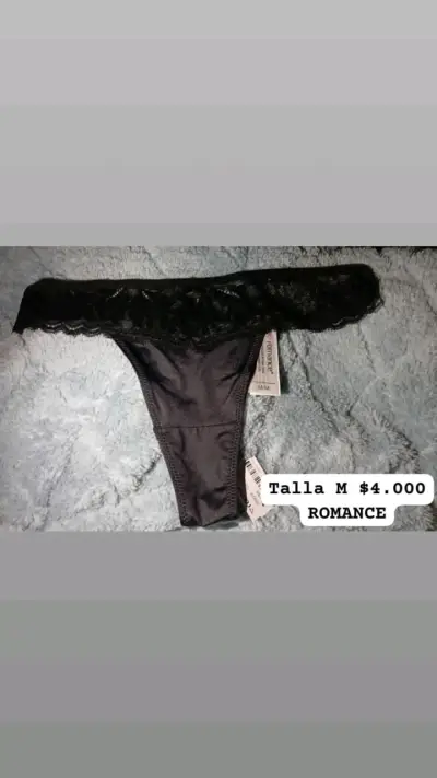 RPMANCE TALLA M Tanga negra de encaje - miniatura 2