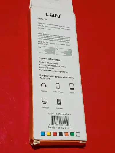 Cable auxiliar LBN 1 metro - miniatura 2