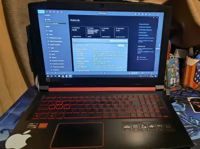 Laptop Acer Nitro 5 negra - miniatura 1