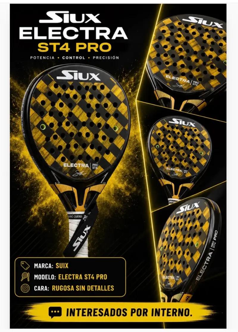 Pala de padel Siux Electra Pro ST3 - 2