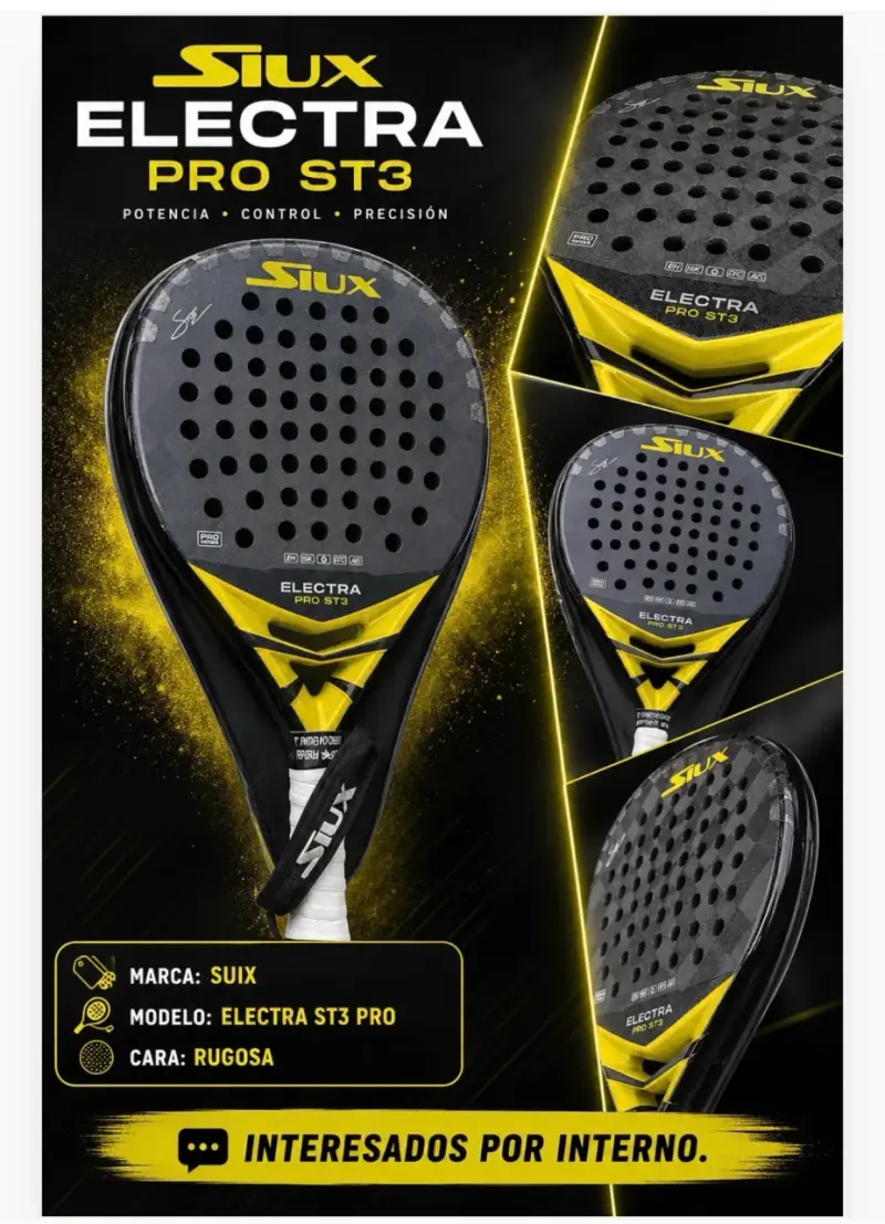 Pala de pádel Siux Electra Pro - 1