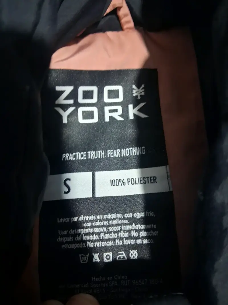 Parka acolchada bicolor - 2