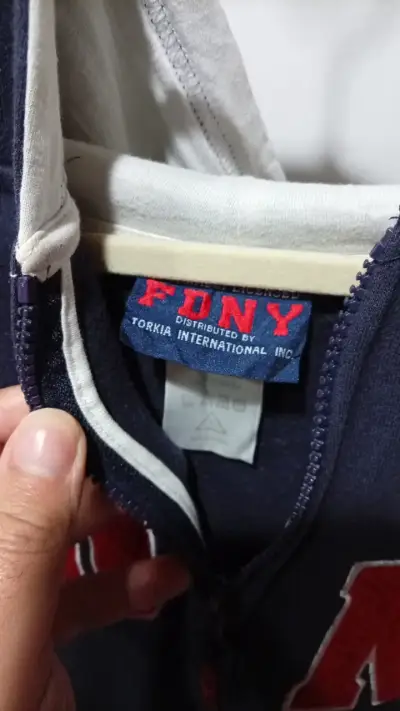 Polerón azul con capucha FDNY - miniatura 3