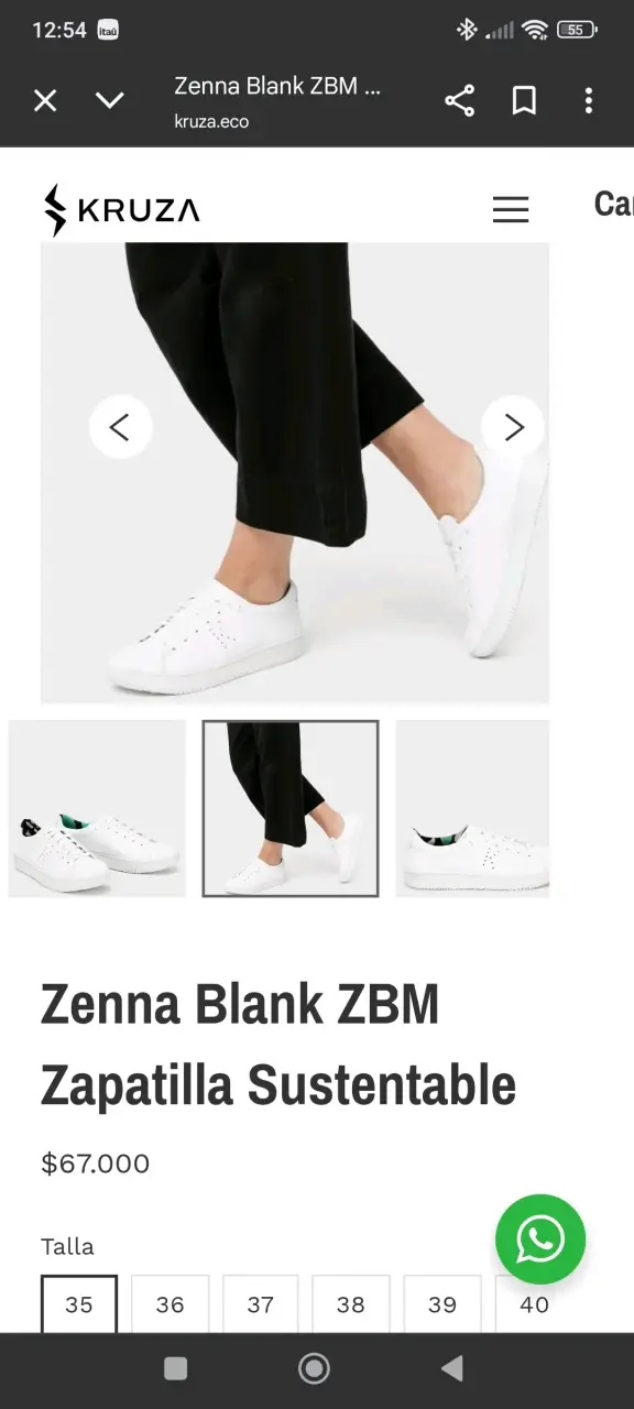 Zapatillas negras y blancas - 4