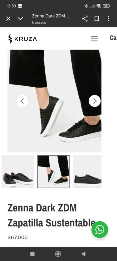 Zapatillas negras y blancas - miniatura 5