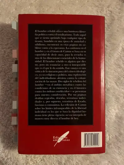 Libro 'El hombre rebelde' - Albert Camus - miniatura 2