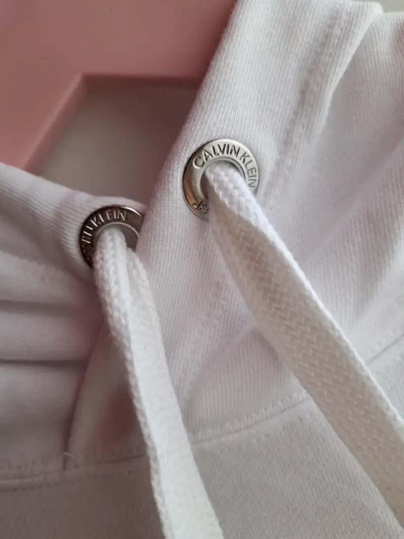 Vestido deportivo CK blanco con capucha - 2