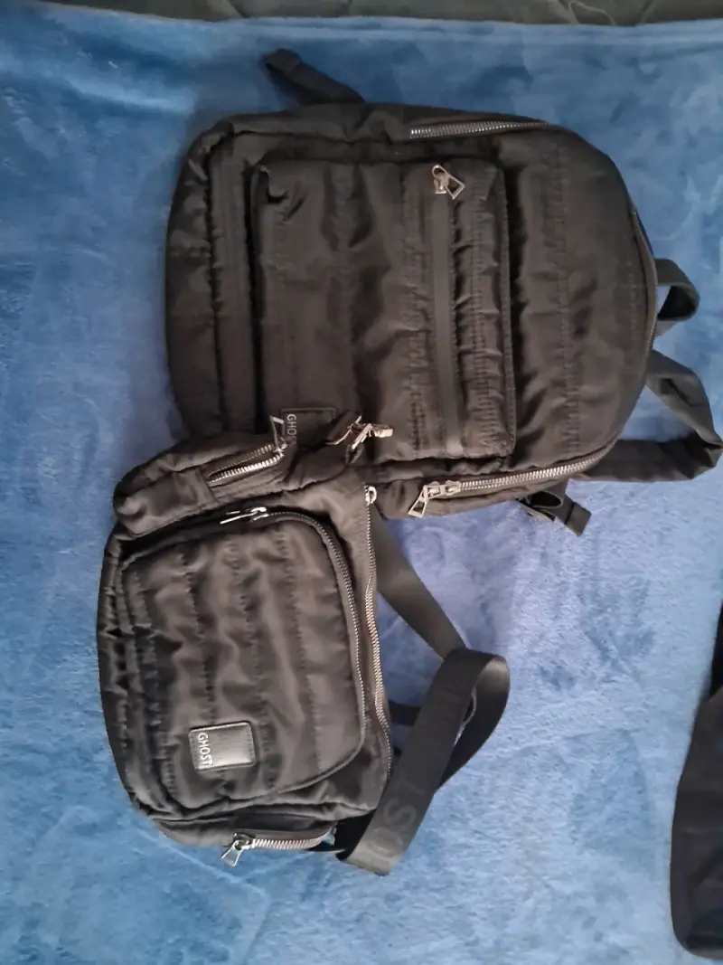 Set de mochilas negras Ghost