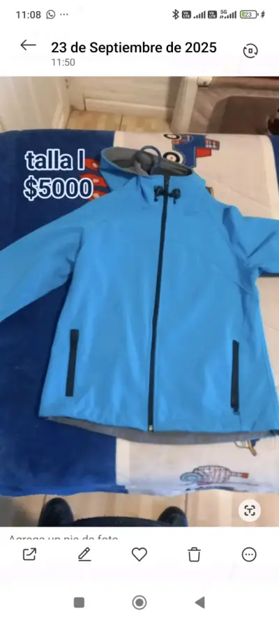 Chaqueta blanca talla L - miniatura 2