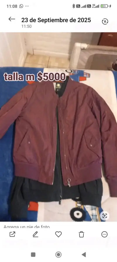 Chaqueta blanca talla L - miniatura 3