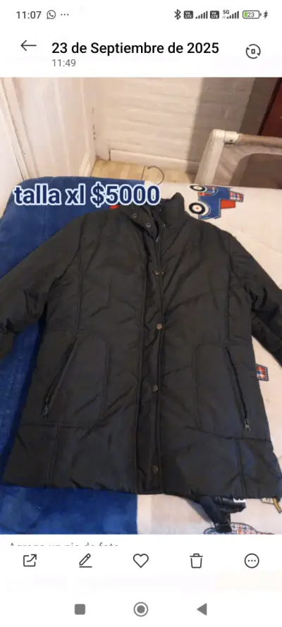 Chaqueta blanca talla L - miniatura 5