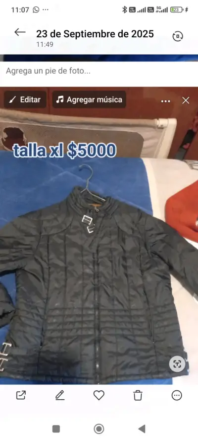 Chaqueta blanca talla L - miniatura 6