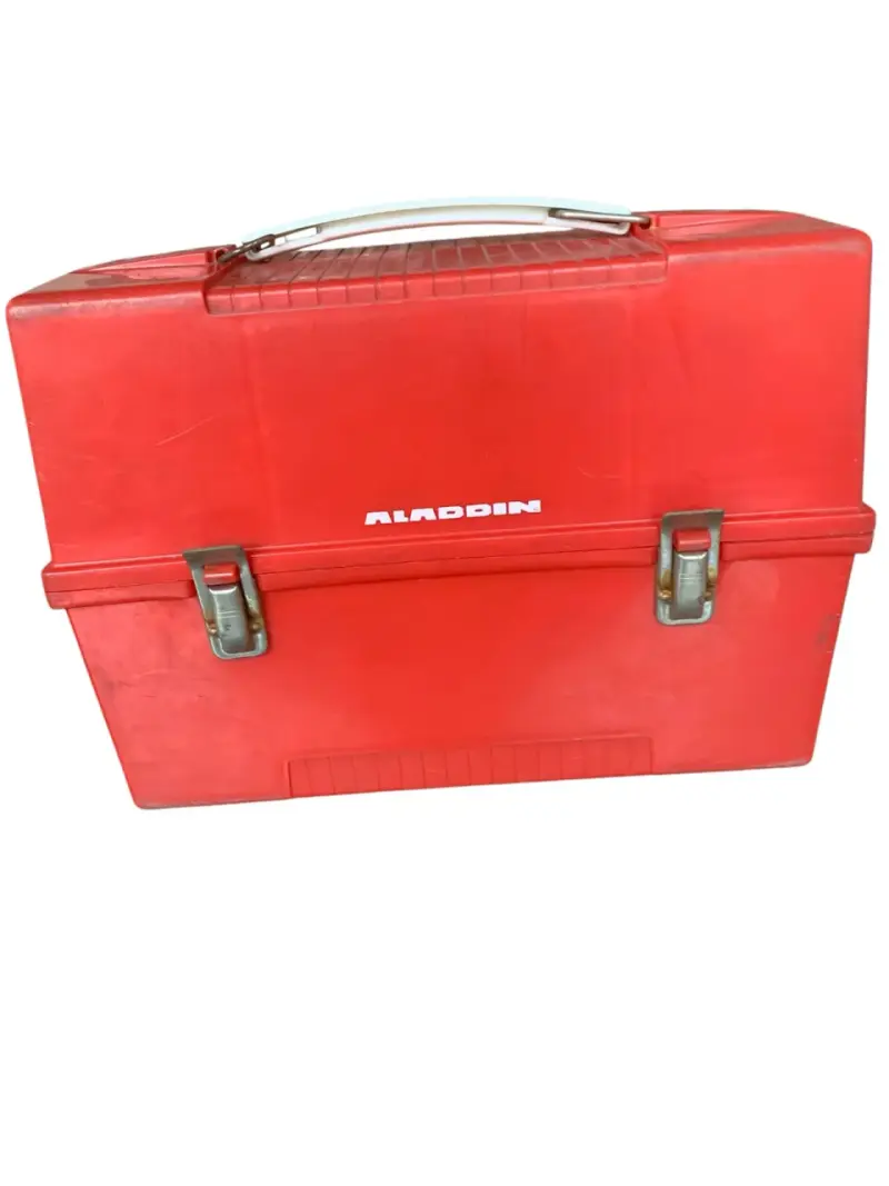 Lonchera vintage roja Aladdin - 1