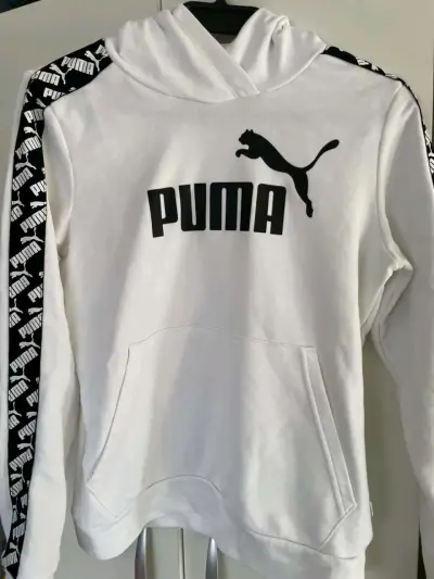Polerón blanco Puma con capucha - miniatura 1