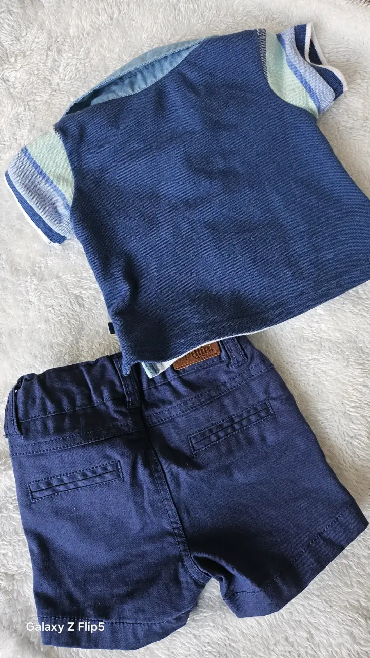Conjunto infantil camisa y short - 4