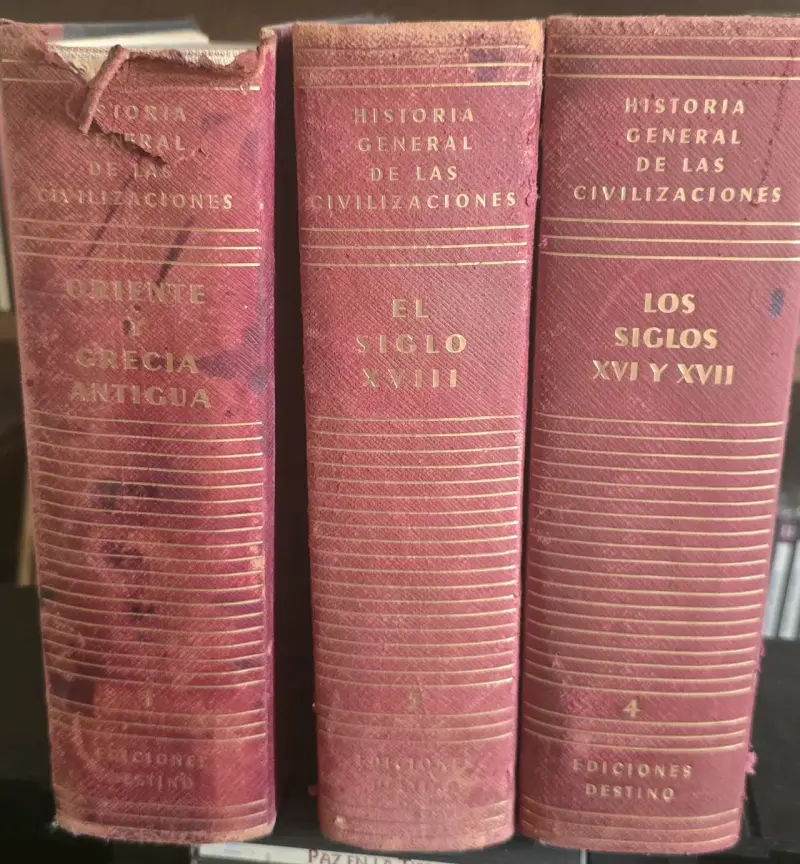 Colección de libros Historia General - 3 Tomos - 5