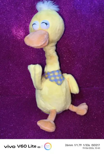 Peluche de pato amarillo - miniatura 1