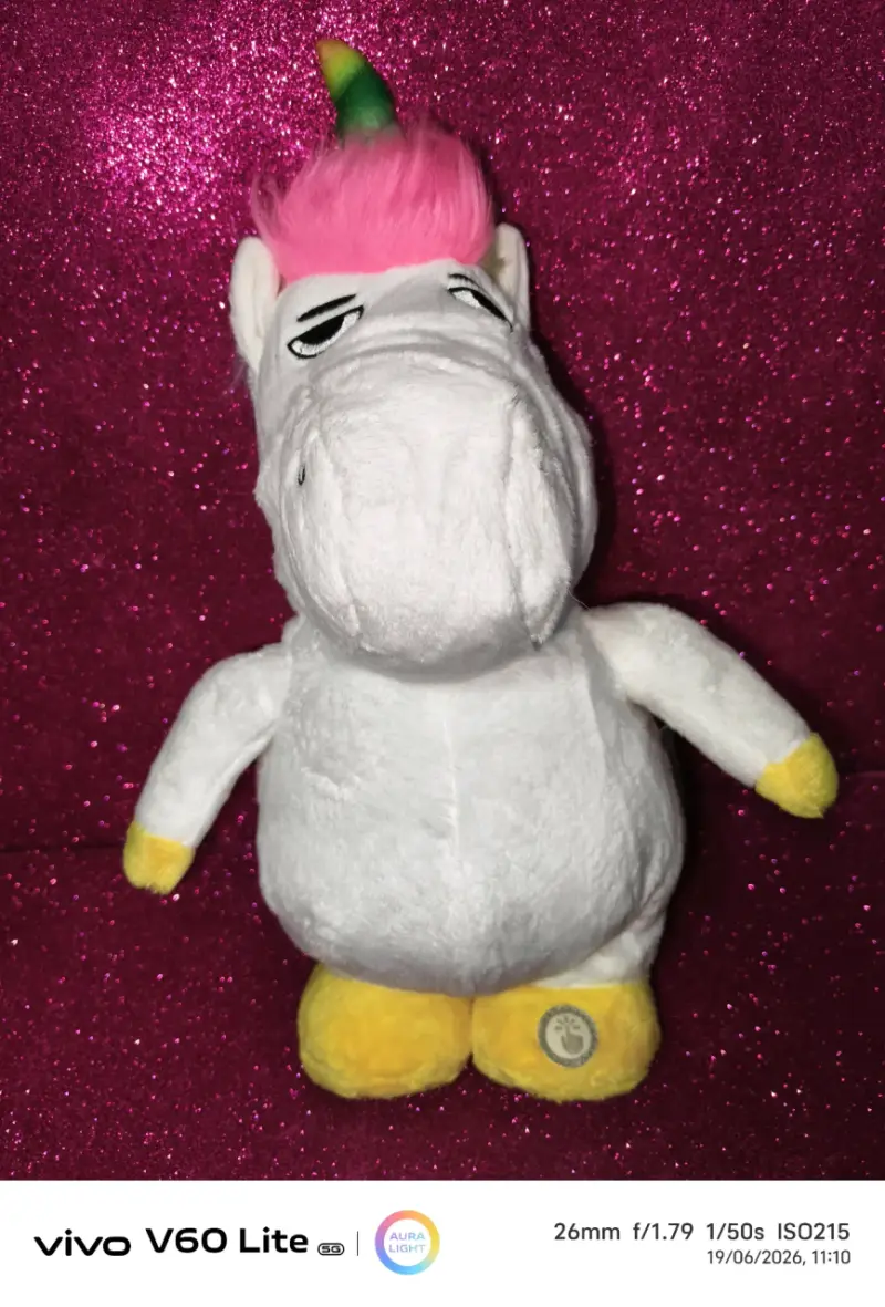Peluche unicornio arcoíris - 1